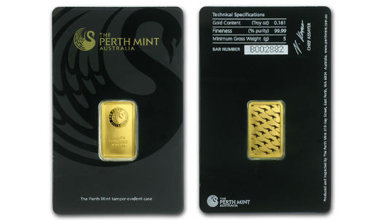Perth Mint Gold Bars