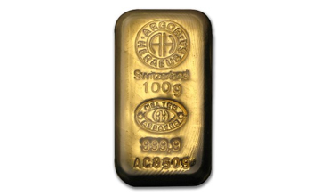 Argor-Heraeus Gold Cast Bar 100 gram